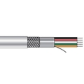 Alpha Wire 28AWG/10C STR TNC SRPVC FOIL+, BRD SHD PVC JKT GREY CL2 300V, 1000FT 3470C SL001